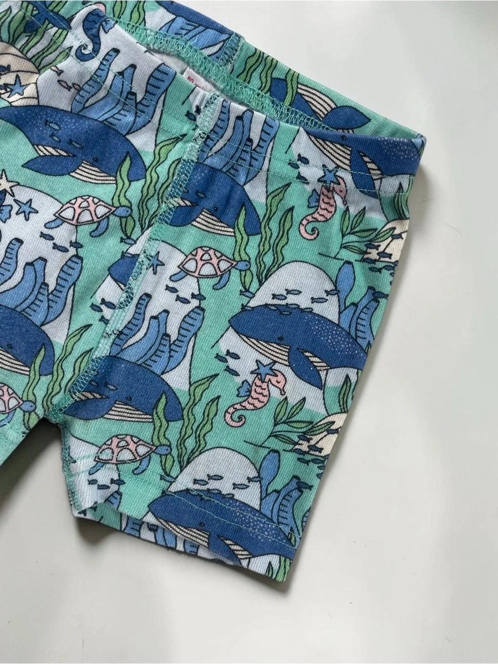 HANNA ANDERSSON VGUC Organic Cotton Under The Sea Ocean Print Short Pajamas